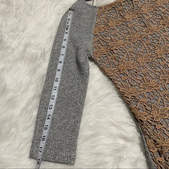 ANTHROPOLOGIE Dolan Lace Sweater Mini Dress - Picture 6 of 7